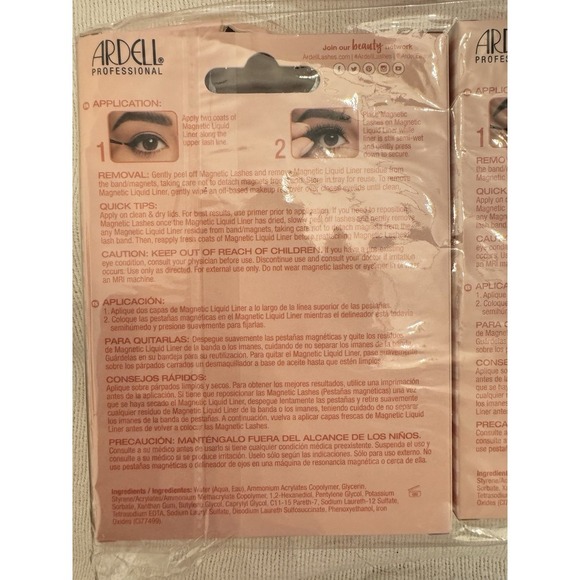 Ardell Magnetic Naked Liner & Lash Kit #420 – Black, Reusable, 4 Pack NWT - Picture 3 of 4